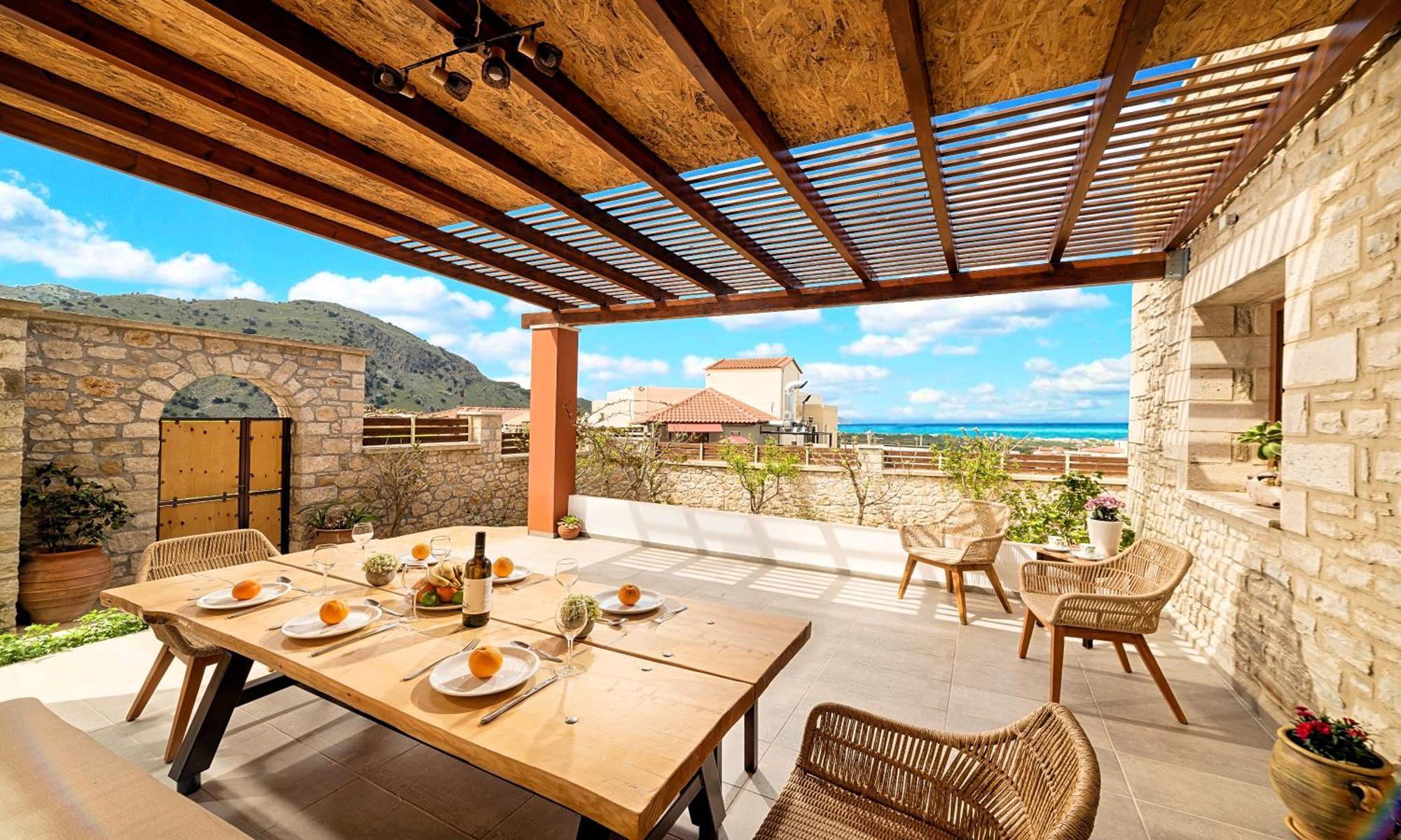 Cretan Sunrise Villa Heated Pool Dhimitrouliana Экстерьер фото