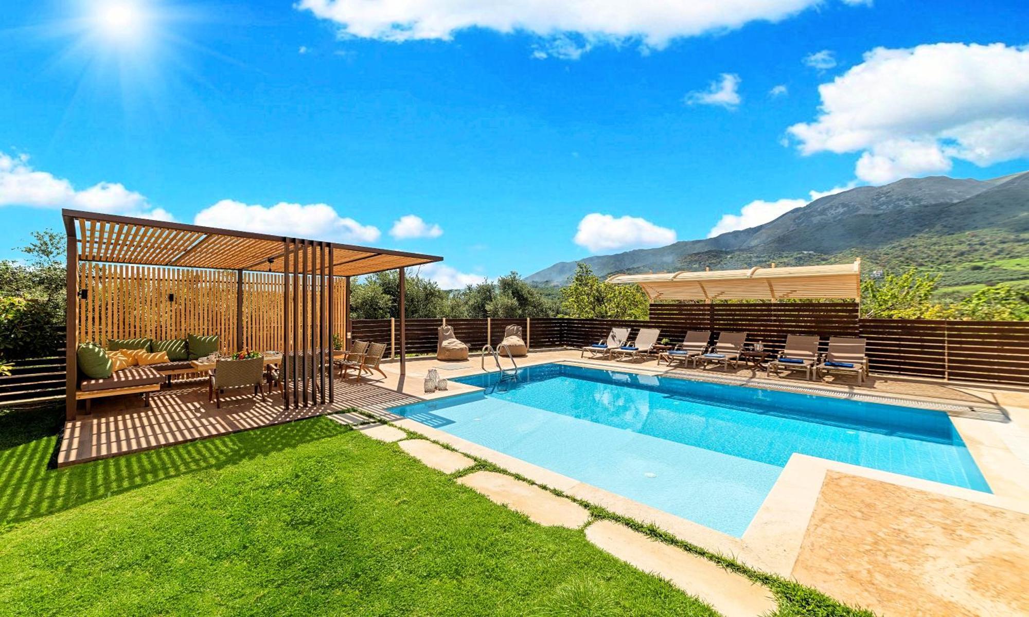 Cretan Sunrise Villa Heated Pool Dhimitrouliana Экстерьер фото